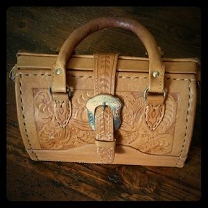 Force Ten Classic Leather Western Boho Bag